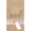 Kartka ślubna elegancka vintage KPAS118