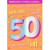 Kartki na 50 urodziny z lusterkiem zabawna PCDK925
