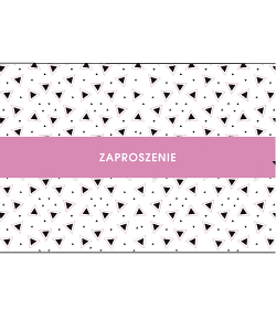 Zaproszenie ogólne gotowe do wypisania 10szt  ZT33