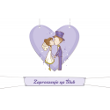 Zaproszenie ślubne gotowe do wypisania 10 szt ZT45