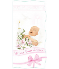 Kartki na Chrzest z życzeniami DCN6