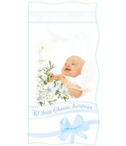 Kartki na Chrzest z życzeniami DCN11