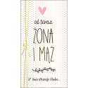 Kartka ślubna z życzeniami urocza PM262