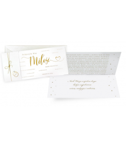 Kartka na ślub z listem do Koryntian XL KPE171