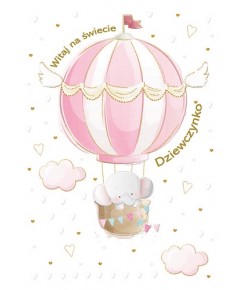 Kartka z gratulacjami na Narodziny Córki TS123