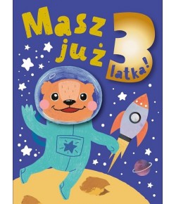 Kartka na 3 urodziny z życzeniami DKP35