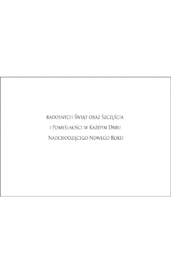 Jarmark Bożonarodzeniowy Kartka świąteczna z tekstem B-T 598