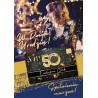 Kartka na 50 urodziny z kartą kredytowa VIP GIFT157