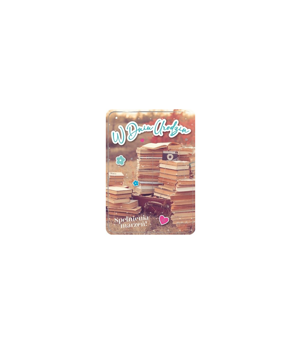 Kartka urodzinowa dla mola książkowego GM875