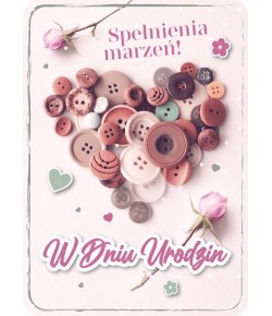 Kartka urodzinowa z życzeniami  GM872