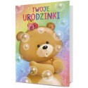 Prezent urodzinowy dla Dziecka słodka Kartka KStar75