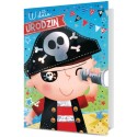 Kartka na urodziny dla chłopca Pirata KStar84