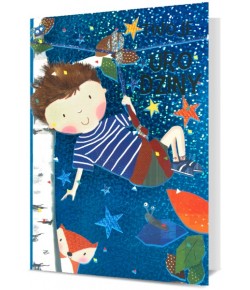 Kartka urodzinowa dla chłopca pięknie zdobiona KStar83