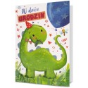 Kartka urodzinowa dla Dziecka z Dinozaurem KStar79