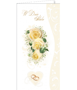 Kartka ślubna DSL 04