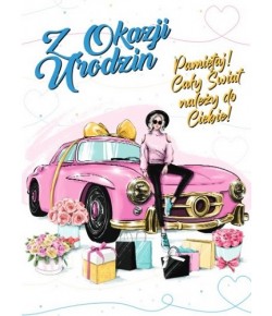 Kartka urodzinowa dla koleżanki Grande1