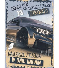 Kartka imieninowa dla mężczyzny GM584