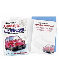 Kartka urodzinowa retro, zabawna V56