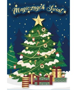 Kartka świąteczna z życzeniami DK944