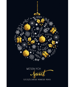 Kartki świąteczne bez życzeń dobroczynne GD-BT 137