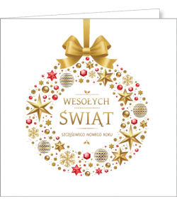 Kartka świąteczna bez życzeń S-BT 65