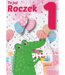 Kartka na Roczek zabawna DK717