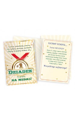 Kartka z Medalem dla Dziadka DK951