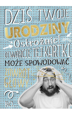 Kartka urodzinowa dla mężczyzny z humorem DK958