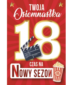 Kartka na 18 urodziny serialowa, filmowa DK902