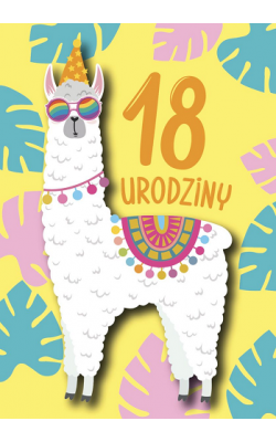 Kartka na 18 urodziny zabawna, wesoła DK904