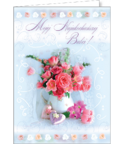 Kartka z życzeniami dla Babci BD2