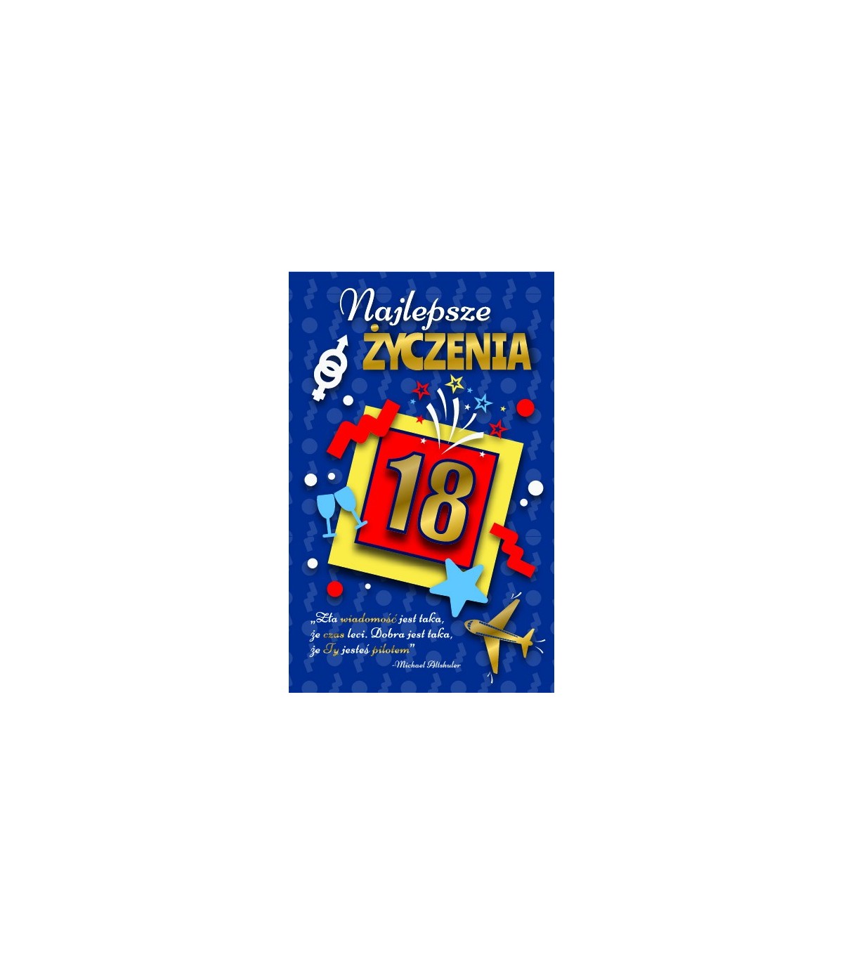Kartka na osiemnastkę, z mottem W2
