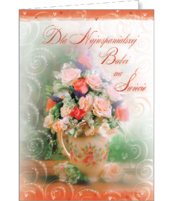 Kartki z życzeniami dla Babci BD3