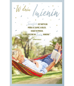 Kartka imieninowa dla mężczyzny PAB29