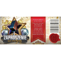 Zaproszenie na urodziny z biletem Vip komplet 10 szt ZDL7
