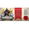 Zaproszenie na urodziny z biletem Vip komplet 10 szt ZDL7