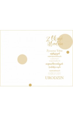 Kartka Urodzinowa dla Kobiety BRW12