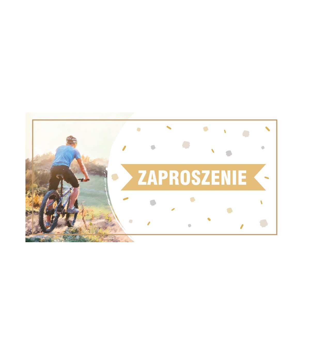 Zaproszenie na urodzinową imprezę zestaw 10 szt ZAB124