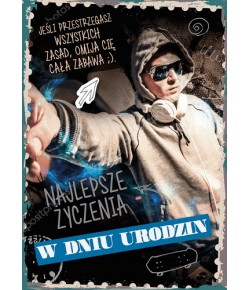 Kartka urodzinowa dla nastolatka GM915