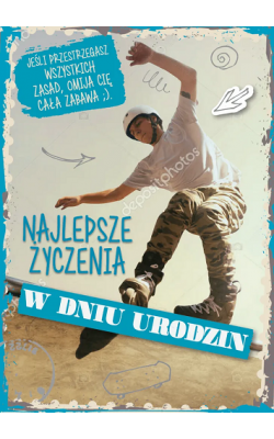 Kartka urodzinowa dla chłopaka GM913