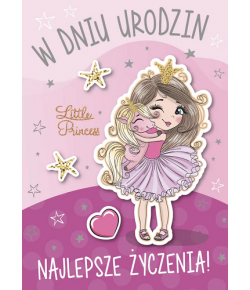 Kartka urodzinowa dla Dziewczynki, urocza GM904