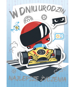 Kartka urodzinowa dla chłopczyka GM903