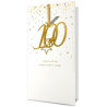Kartka na 100 urodziny, elegancka HM1116U