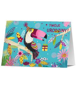 Kartka Urodzinowa przestrzenna POPUP HM2808