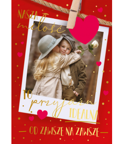 Prezent na Walentynki Kartka urocza PR266