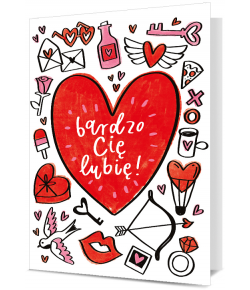 Kartka na Walentynki zabawna PD1987