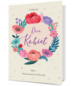 Kartka na Dzień Kobiet z życzeniami PD1996