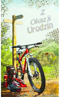 Kartka Urodzinowa dla Rowerzysty A6497