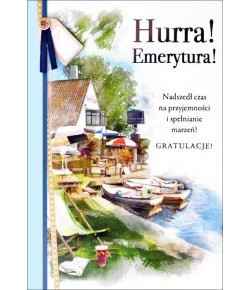 Kartka z okazji przejścia na Emeryturę HM1181