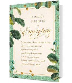 Kartka z życzeniami dla Emerytki PDB61877